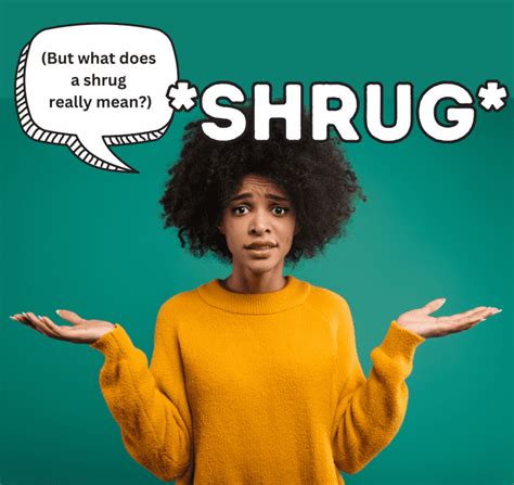 shrug meaning